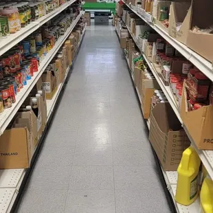 Neat, clean aisles with so many products!