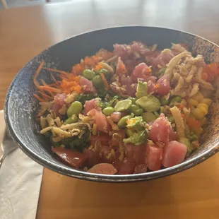 Ago tuna poke bowl