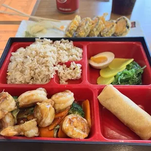 Shrimp Teriyaki bento box