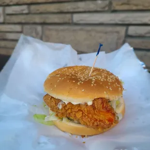 Zinger burger