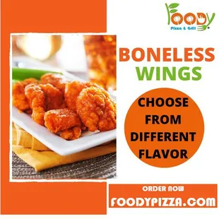 chicken wings and fried chicken