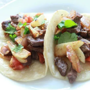 Lomo saltado tacos #fusion