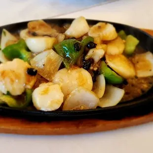 a plate of food