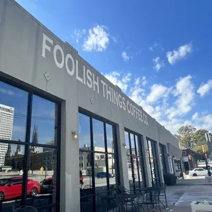 the outside of the building