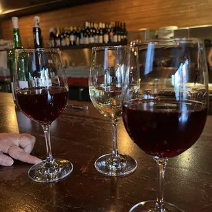 Wine glasses