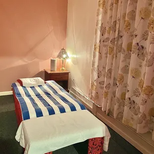 The nice and neat massage room
