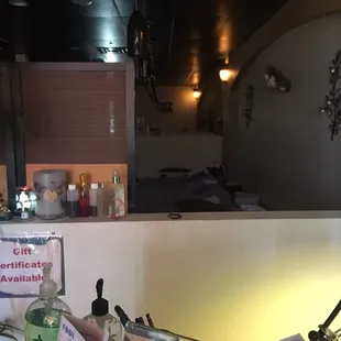 This is what you see when you walk in the door