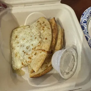 (26) Cheesy Garlic Flat Bread