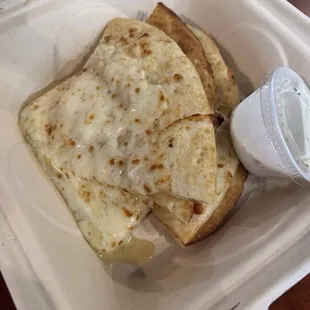 (26) Cheesy Garlic Flat Bread