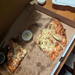 a pizza in a pizza box