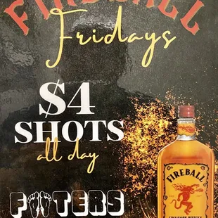 fireball friday s4 shots all day