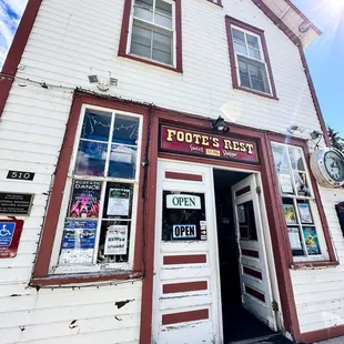 Outside of the shop