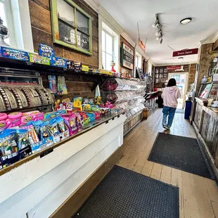 Inside the shop