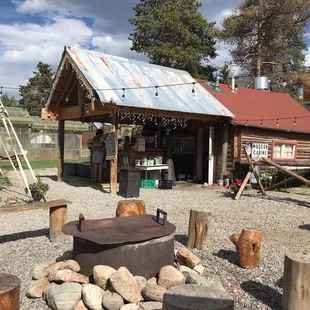View of the outdoor bar