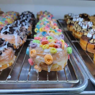 a variety of doughnuts