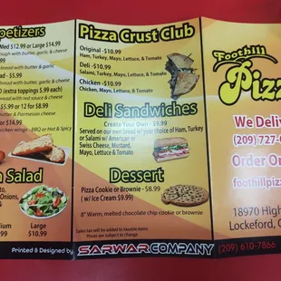 Menu 9/22
