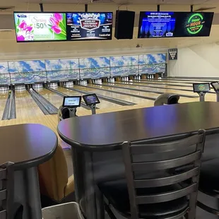 Bowling lanes