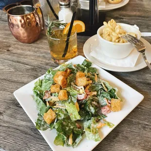 Southern Caesar - Half, Mac &amp; Cheese