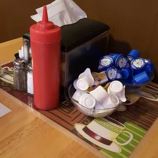 Plenty of creamer for your coffee