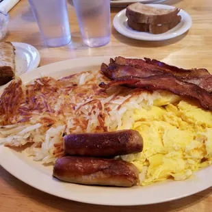 Breakfast was amazing and filling and great prices