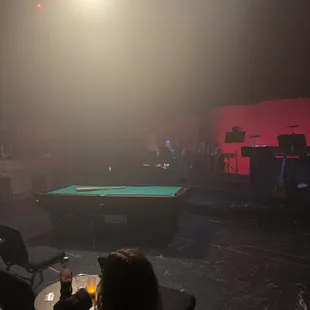 The stage