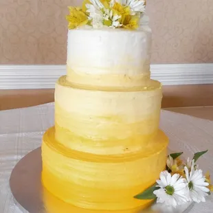 Ombree Wedding Cake