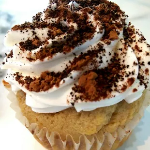 Kahlua soaked Tiramisu Cupcake