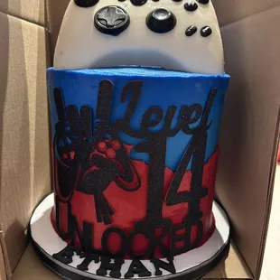 Courtesy of the amazing Aimee! My sons 14th birthday cake.