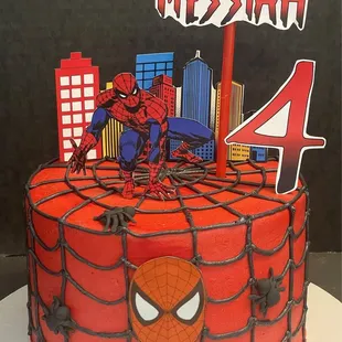 Spider-Man cake