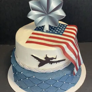 Military Promotion Cake