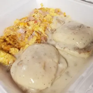 Biscuits and gravy