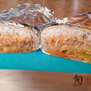 Burger Burrito