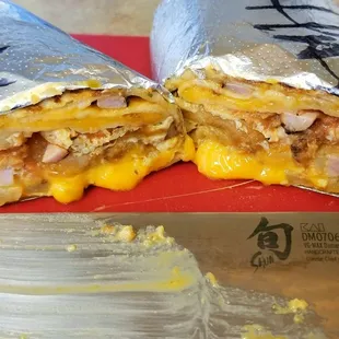 Ham Breakfast Burrito