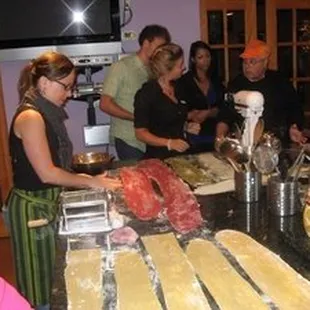 Homemade Pasta Class is always a Hit!
