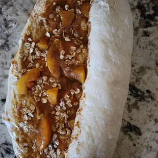 a close up of a sourdough