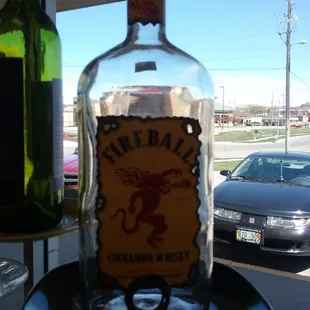 Fore ball birdfeeder.