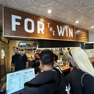 Ordering counter