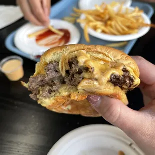 Double cheese burger