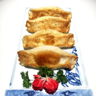 Home made Pan Fried Beef Dumpling