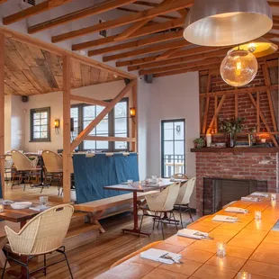 the interior of a restaurant