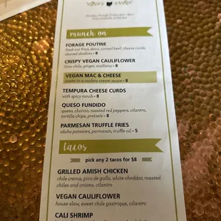 Happy hour from 2-6pm