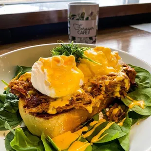 Eggs Benedict And a Vanilla Latte