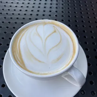 Gorgeous latte presentation