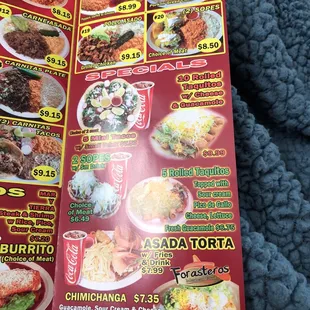ramen and noodles, menu