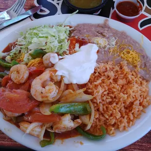 Enchiladas de Camaron, so very,very good!