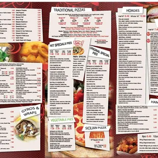 menu, sushi and sashimi