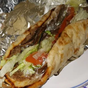 Basic gyro not worth the price at all...avoid this place