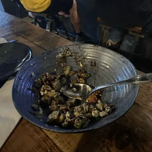 Brussel sprouts with Gorgonzola and nuts. Excellent!