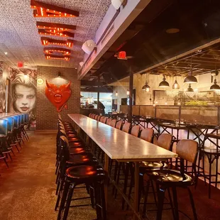 Entrance view of main dining area