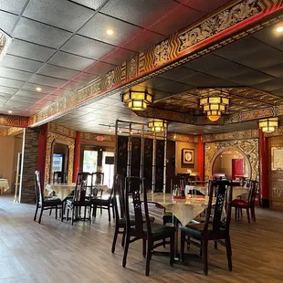 Inside of Forbidden City restaurant in Parkland, WA.